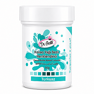 DR GUSTO ÇİKOLATA BOYASI 30 GR TURKUAZ - Dr. GUSTO