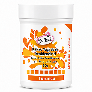 DR GUSTO ÇİKOLATA BOYASI 30 GR TURUNCU - Dr. GUSTO