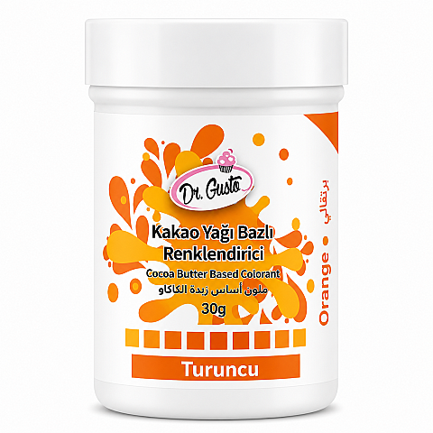 DR GUSTO ÇİKOLATA BOYASI 30 GR TURUNCU - 1