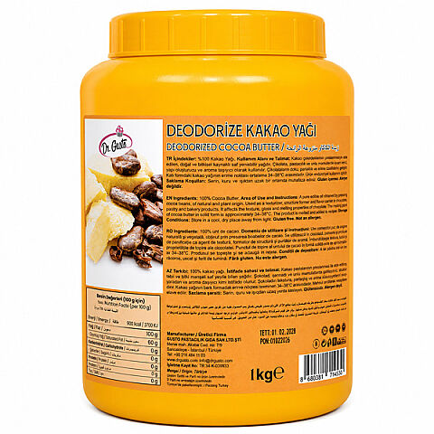 DR GUSTO EDT.KAKAO YAĞI 1 KG - 1