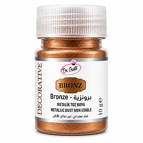 DR GUSTO GIDA DIŞI METALİK TOZ BOYA 10 GR BRONZ - 1