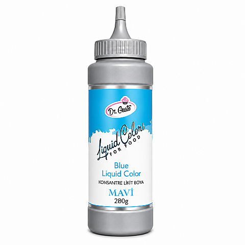 DR GUSTO KONSANTRE LİKİT BOYA MAVİ 280 ML - 1