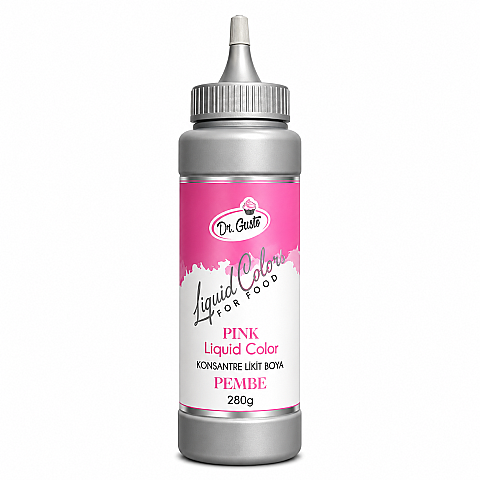 DR GUSTO KONSANTRE LİKİT BOYA PEMBE 280 GR - 1