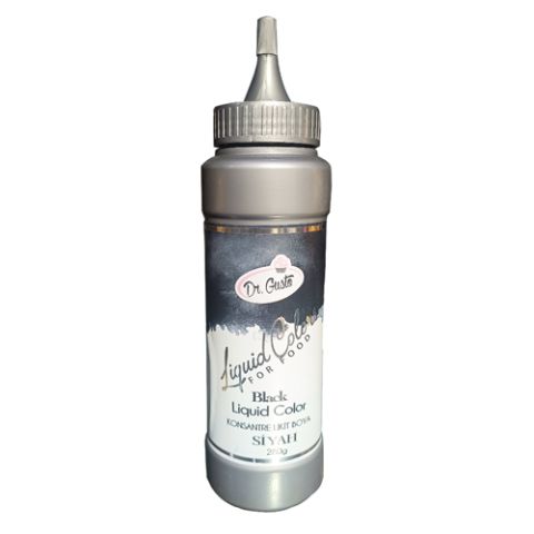 DR GUSTO KONSANTRE LİKİT BOYA SİYAH 280 GR