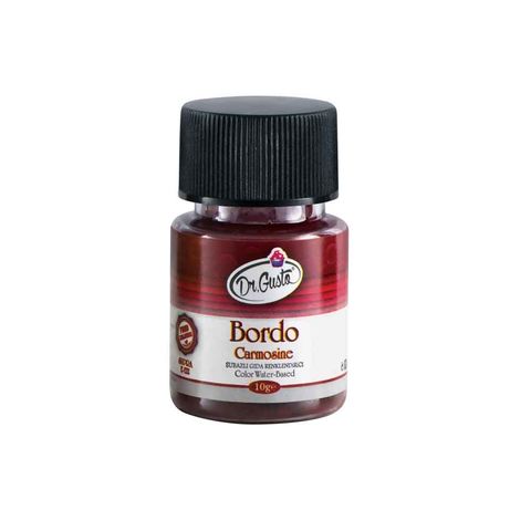 DR GUSTO SU BAZLI TOZ BOYA BORDO 10 GR