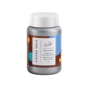 DR. GUSTO SU BAZLI TOZ BOYA KOYU KAHVERENGİ 75 GR - Dr. GUSTO