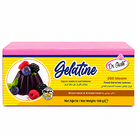 DR. GUSTO YAPRAK JELATİN 100 GR - 1
