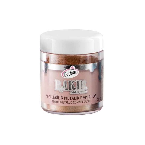 DR GUSTO YENİLEBİLİR METALİK TOZ 10 GR BAKIR - 1