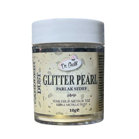 DR GUSTO YENİLEBİLİR METALİK TOZ 10 GR GLİTTER SEDEF - 1