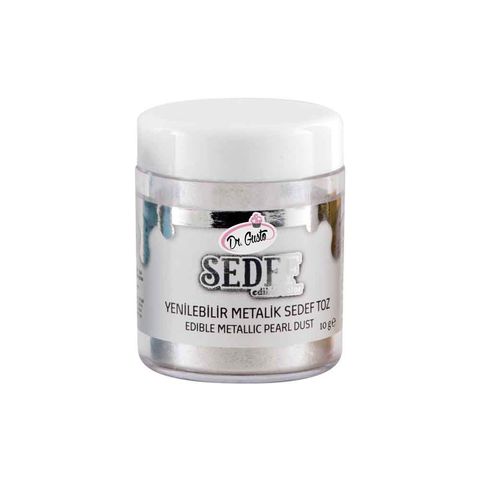 DR GUSTO YENİLEBİLİR METALİK TOZ 10 GR SEDEF - 1