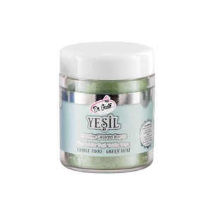 DR GUSTO YENİLEBİLİR METALİK TOZ 10 GR YEŞİL - Dr. GUSTO