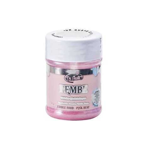 DR GUSTO YENİLEBİLİR METALİK TOZ 20 GR PEMBE - 1