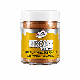 DR GUSTO YENİLEBİLİR METALİK TOZ BRONZ 10 GR 1368 - Dr. GUSTO