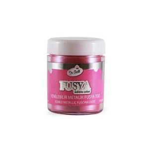 DR GUSTO YENİLEBİLİR METALİK TOZ FUŞYA 10 GR 1191 - Dr. GUSTO