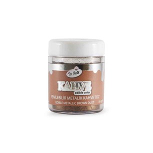 DR GUSTO YENİLEBİLİR METALİK TOZ KAHVE 10 GR 1337 - Dr. GUSTO