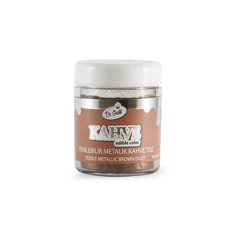 DR GUSTO YENİLEBİLİR METALİK TOZ KAHVE 10 GR 1337 - 1
