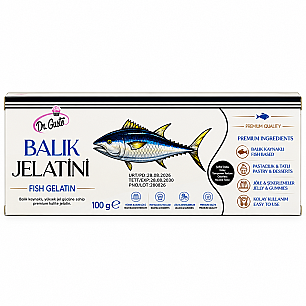 DR.GUSTO BALIK YAPRAK JELATİN 100 GR - Dr. GUSTO