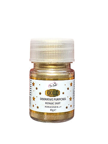 DR GUSTO GIDA DIŞI METALİK TOZ BOYA 10 GR ALTIN - 1