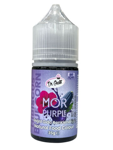 DR.GUSTO DOĞAL LİKİT BOYA MOR 35 ML - 1