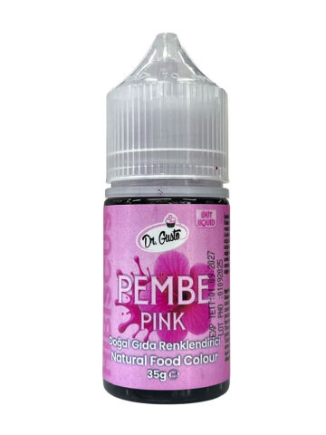 DR.GUSTO DOĞAL LİKİT BOYA PEMBE 35 ML - 1