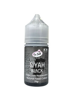 DR.GUSTO DOĞAL LİKİT BOYA SİYAH 35 ML 