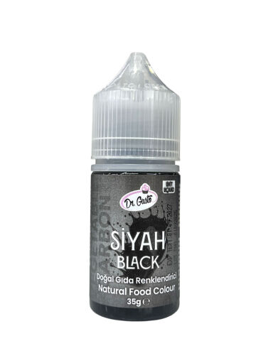 DR.GUSTO DOĞAL LİKİT BOYA SİYAH 35 ML - 1