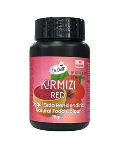 DR.GUSTO DOĞAL TOZ GIDA BOYASI KIRMIZI 25 GR 
