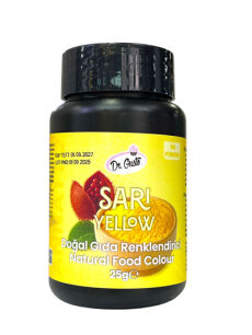 DR.GUSTO DOĞAL TOZ GIDA BOYASI SARI 25 GR 