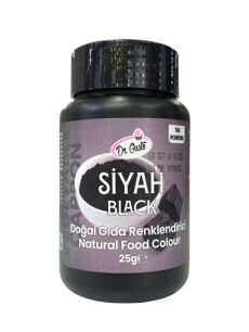 DR.GUSTO DOĞAL TOZ GIDA BOYASI SİYAH 25 GR 