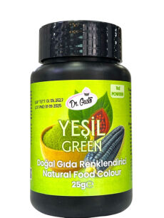 DR.GUSTO DOĞAL TOZ GIDA BOYASI YEŞİL 25 GR 