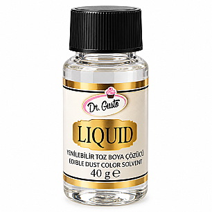 DR.GUSTO YENİLEBİLİR METALİK BOYA ÇÖZÜCÜ 40 GR - 