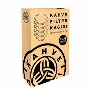 FİLTRE KAHVE KAĞIDI NO:4 80 ADET - KAHVE DÜNYASI