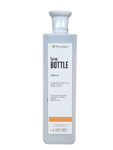 FLACONE KÖŞELİ ŞURUPLUK 1000 ML (MARTELLATO) - 1