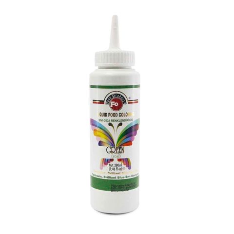 FO YEŞİL SIVI GIDA RENKLENDİRİCİSİ 280 ML