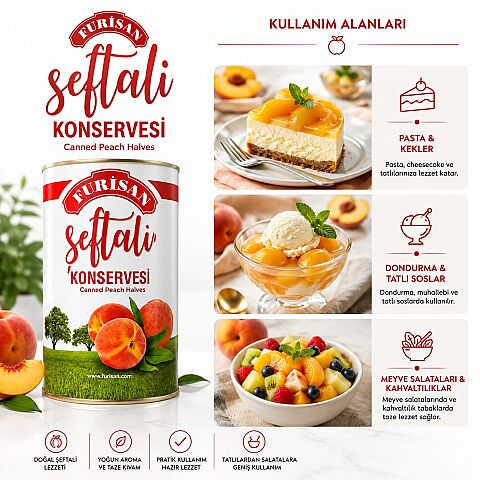 FURİSAN ŞEFTALİ KONSERVE (YERLİ) - 2