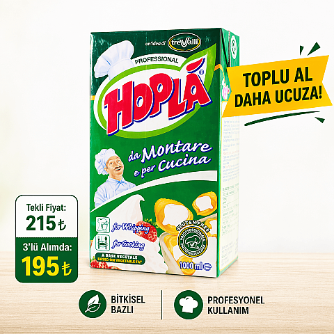 HOPLA ŞEKERSİZ SIVI ŞANTİ 1 KG - 1