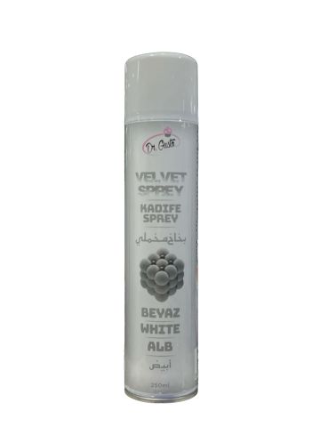 KADİFE SPREY BEYAZ 250 ML 