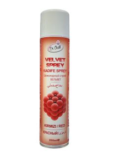 KADİFE SPREY KIRMIZI 250 ML - Dr. GUSTO