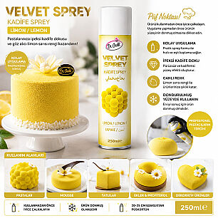 KADİFE SPREY LİMON SARISI 250 ML - 2