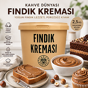 KAHVE DÜNYASI FINDIK KREMASI 2,5 KG - 2