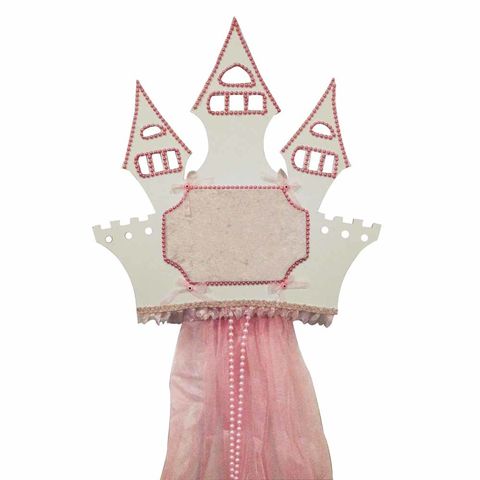 KAPI SÜSÜ AHŞAP ŞATO PEMBE - 1