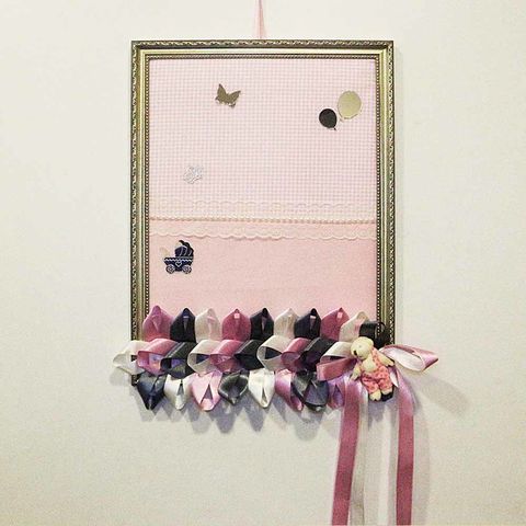 KAPI SÜSÜ ÇERÇEVE PEMBE - 2