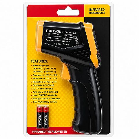 KIZILÖTESİ TERMOMETRE GM320 - 1