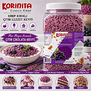 KORİNİTA CHOCOKREP 1,25 KG MOR MEYVE - 2