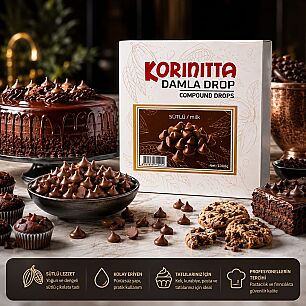 KORİNİTTA DAMLA KOKOLİN SÜTLÜ 1 KG - 2
