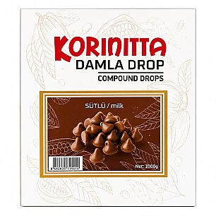 KORİNİTTA DAMLA KOKOLİN SÜTLÜ 1 KG - KORİNİTTA