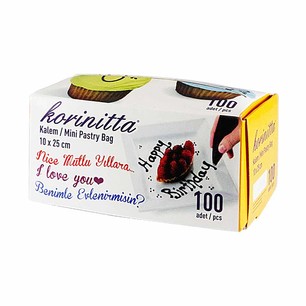 KORİNİTTA KULLAN AT ŞANTİ TORBA KALEM 10*25 100 LÜ - KORİNİTTA