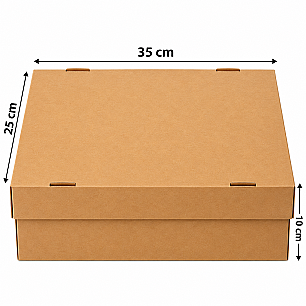 KRAFT CUPCAKE TAŞIMA KUTUSU 12'Lİ 35*25*10 CM - 