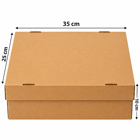 KRAFT CUPCAKE TAŞIMA KUTUSU 12'Lİ 35*25*10 CM - 1