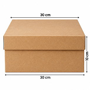 KRAFT PASTA KUTUSU 30*30*10 CM - 